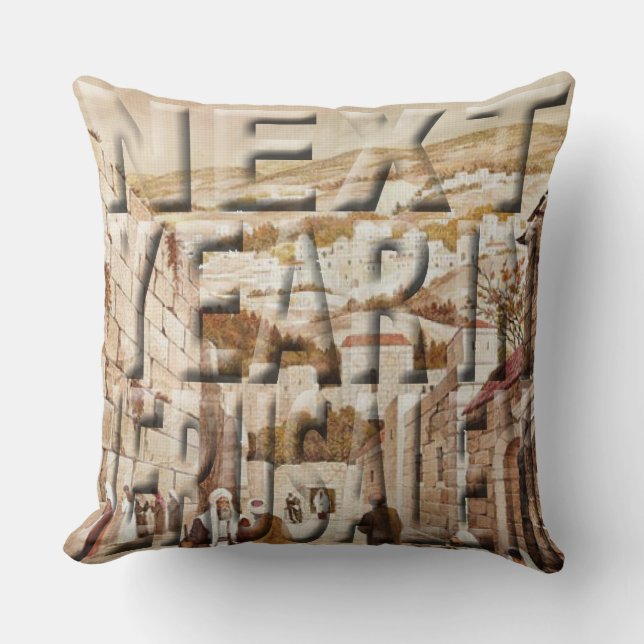 Pillow Passover 20 x 20 Jerusalem Kissen (Vorderseite)