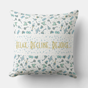 Pillow Passover 20 x 20 Whimiscal Seder Time Kissen