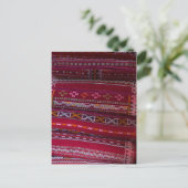 Pillow Patterns Postkarte (Stehend Vorderseite)