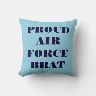 Pillow Proud Air Force Brat Kissen