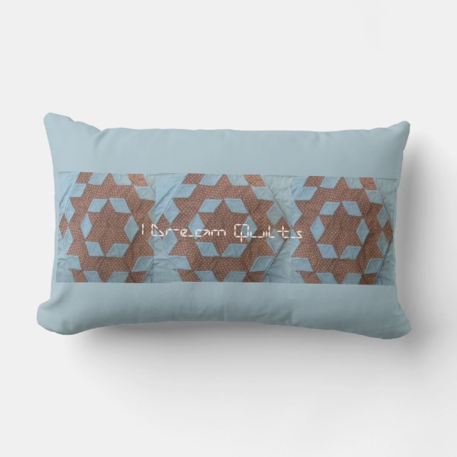 Pillow - Quilt pattern - Castle Lendenkissen (Vorderseite)