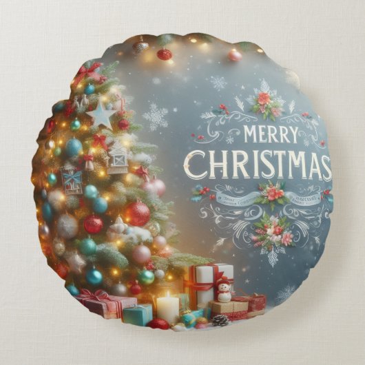 Pillow Rundes Kissen (Vorderseite)