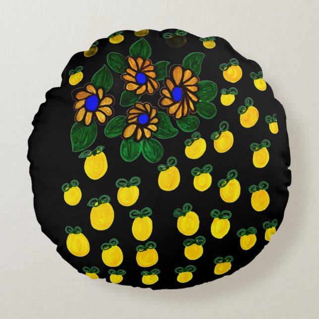 PILLOW RUNDES KISSEN (Vorderseite)