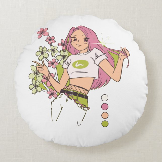 Pillow  rundes kissen (Vorderseite)