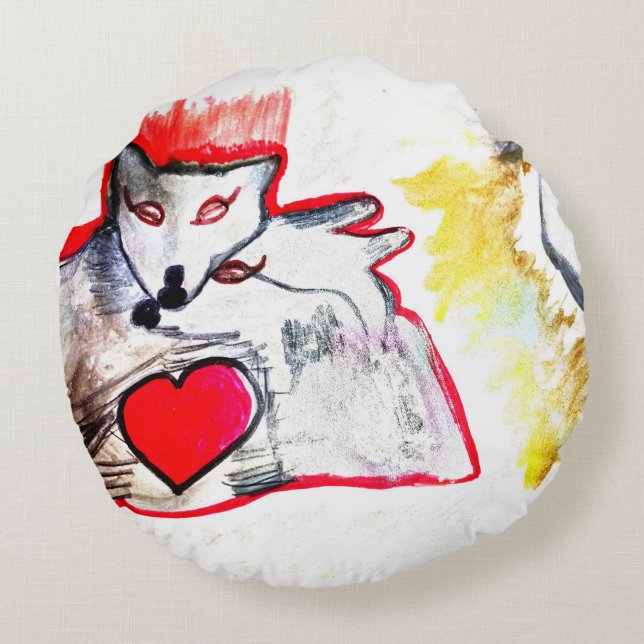 PILLOW RUNDES KISSEN (Rückseite)