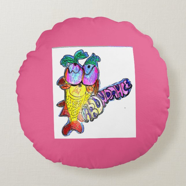 PILLOW RUNDES KISSEN (Vorderseite)