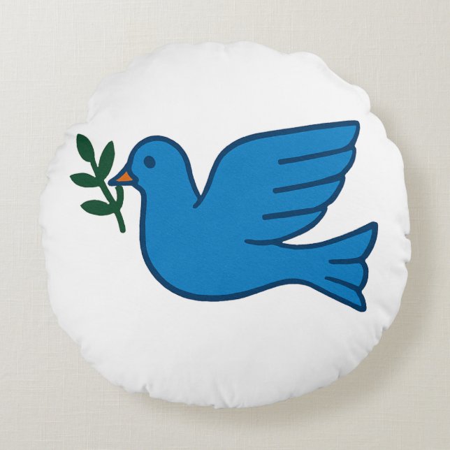 Pillow Rundes Kissen (Vorderseite)