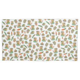 Pillow Sham Boho Hat Girl Kissenbezug