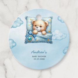 Pillow Teddy Bear Baby Dusche Geschenkanhänger