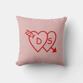 Pillow - Valentine Herzgrafik Kissen
