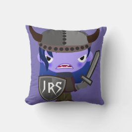 Pillow Vampire Viking Lila Girl Shield Schwert Kissen