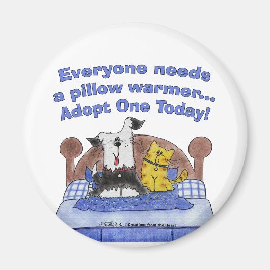 Pillow Warmers Magnet (Vorne)