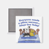 Pillow Warmers Magnet (Vorderseite/Rückseite)