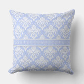 Pillow - Wedgewood Blue Damask Kissen (Vorderseite)