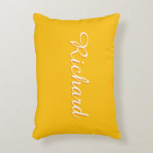 pillow yellow solid simple dekokissen (Vorderseite(Vertikal))