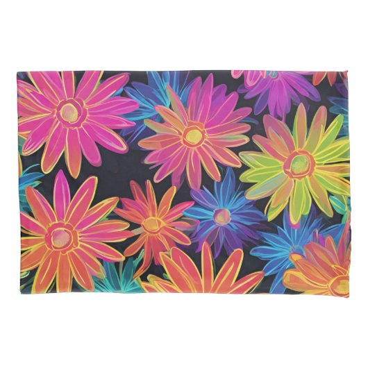 Pillowcase Bright-Wildblumen Kissenbezug (Vorderseite)
