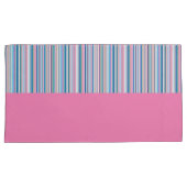 Pillowcase Coves - Candy Stripes Pulver Rosa Kissenbezug (Vorderseite-Rechts)