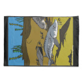 PILLOWCASE - LAKE STURGEON COLORING PAGE KISSENBEZUG (Rückseite)