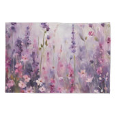 Pillowcase Lila Pink Wilde Blume Blumenkohl Kissenbezug (Rückseite)