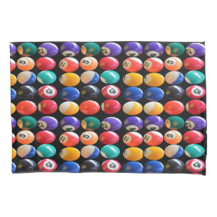 Pillowcase mit nummerierten und farbigen Eightball Kissenbezug