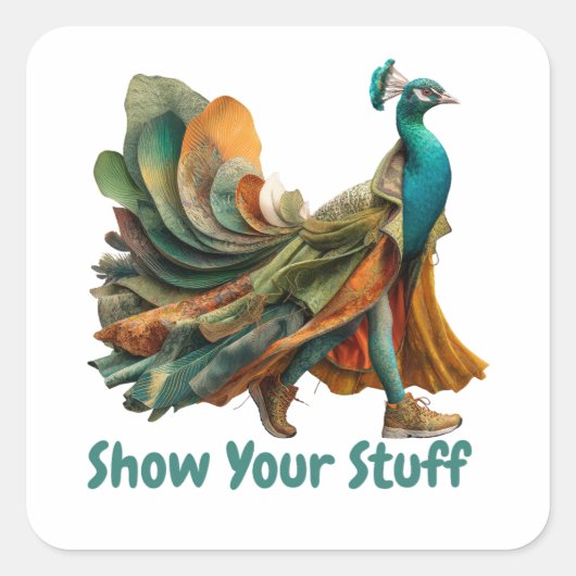 Pillowcase Quadratischer Aufkleber (Vorderseite)