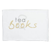 Pillowcase Set für Tee und Bücher Kissenbezug (Vorderseite-Links)