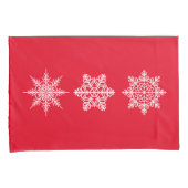 Pillowcase Set-Schneeflocken Kissenbezug (Vorderseite-Rechts)