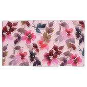 Pillowcases - Blumendruck auf rosa Untergrund Kissenbezug (Vorderseite-Links)