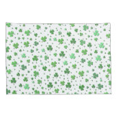 Pillowcases - Duschen von Kleeblättern Kissenbezug (Rückseite-Rechts)