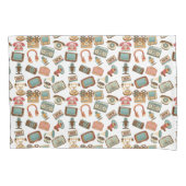 Pillowcases für Retro Media Patches Kissenbezug (Vorderseite)