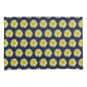 Pillowcases - Gelbe Sterne am Mitternachtshimmel Kissenbezug (Vorderseite-Rechts)