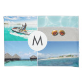 Pillowcases mit vier Fotos Kissenbezug (Vorderseite-Links)