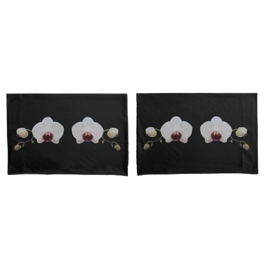 Pillowcases - Ruby-Lipped White Orchid Kissenbezug (Vorderseite-Set)