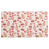 Pillowcases zum kanadischen Tag Party Kissenbezug (Vorderseite-Rechts)