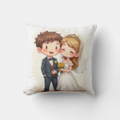 Pillows-Kissen zum Hochzeitstag Kissen (Vorderseite)