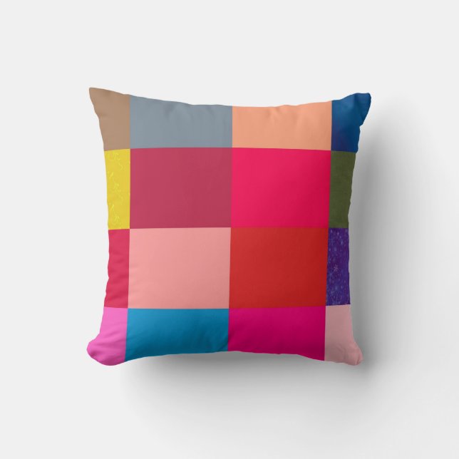 PILLOWS - PATCHWORK QUILT DESIGN - GIFTS KISSEN (Vorderseite)