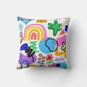 pillows with colorful abstract designs kissen (Rückseite)