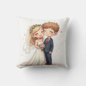 Pillows zum Hochzeitstag Kissen (Vorderseite)