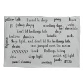 Pillowtalk-Single-Kissen, Standardgröße Kissenbezug (Rückseite)