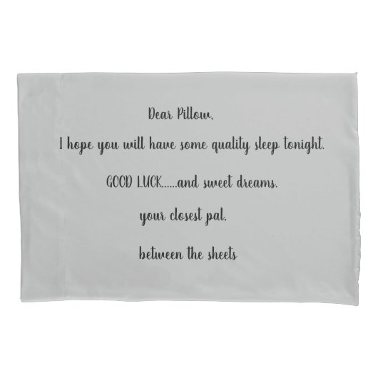 Pillowtalk-Single-Kissen, Standardgröße Kissenbezug (Vorderseite)