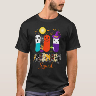 Pills Pharmacy Pharmaceuticals Squad Halloween Cos T-Shirt