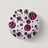 Piloka Dot Zebra Button (Vorderseite)