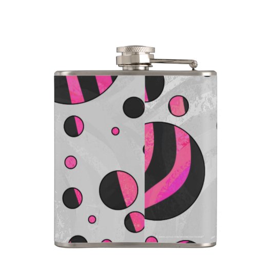 Piloka Dot Zebra Flachmann (Rückseite)