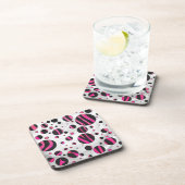 Piloka Dot Zebra Getränkeuntersetzer (Rechte Seite)