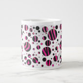 Piloka Dot Zebra Jumbo-Tasse (Vorderseite)