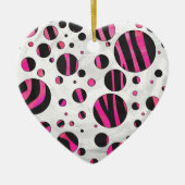 Piloka Dot Zebra Keramikornament (Vorne)