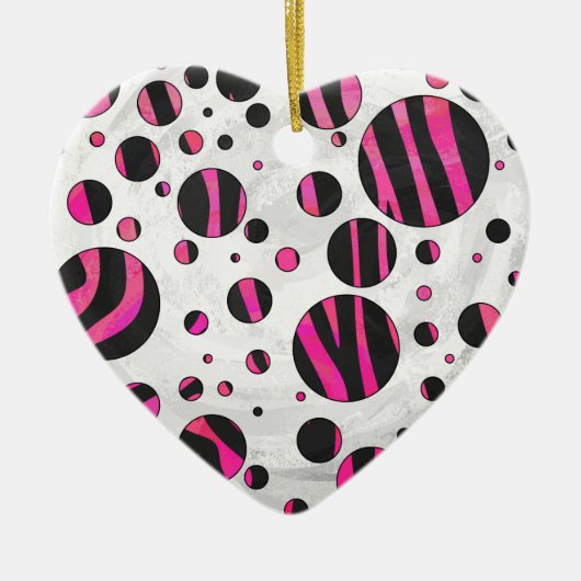 Piloka Dot Zebra Keramikornament (Vorne)