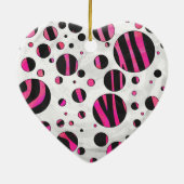 Piloka Dot Zebra Keramikornament (Hinten)