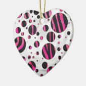 Piloka Dot Zebra Keramikornament (Links)