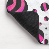 Piloka Dot Zebra Mousepad (Ecke)